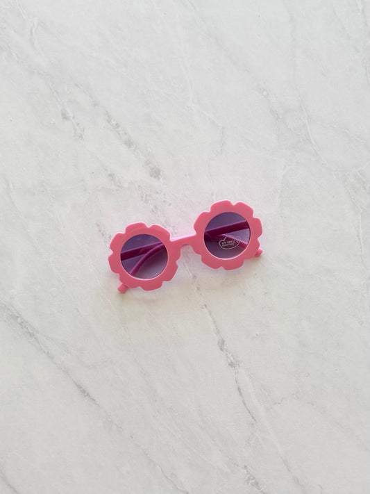 Lunette de soleil fleur - Rose
