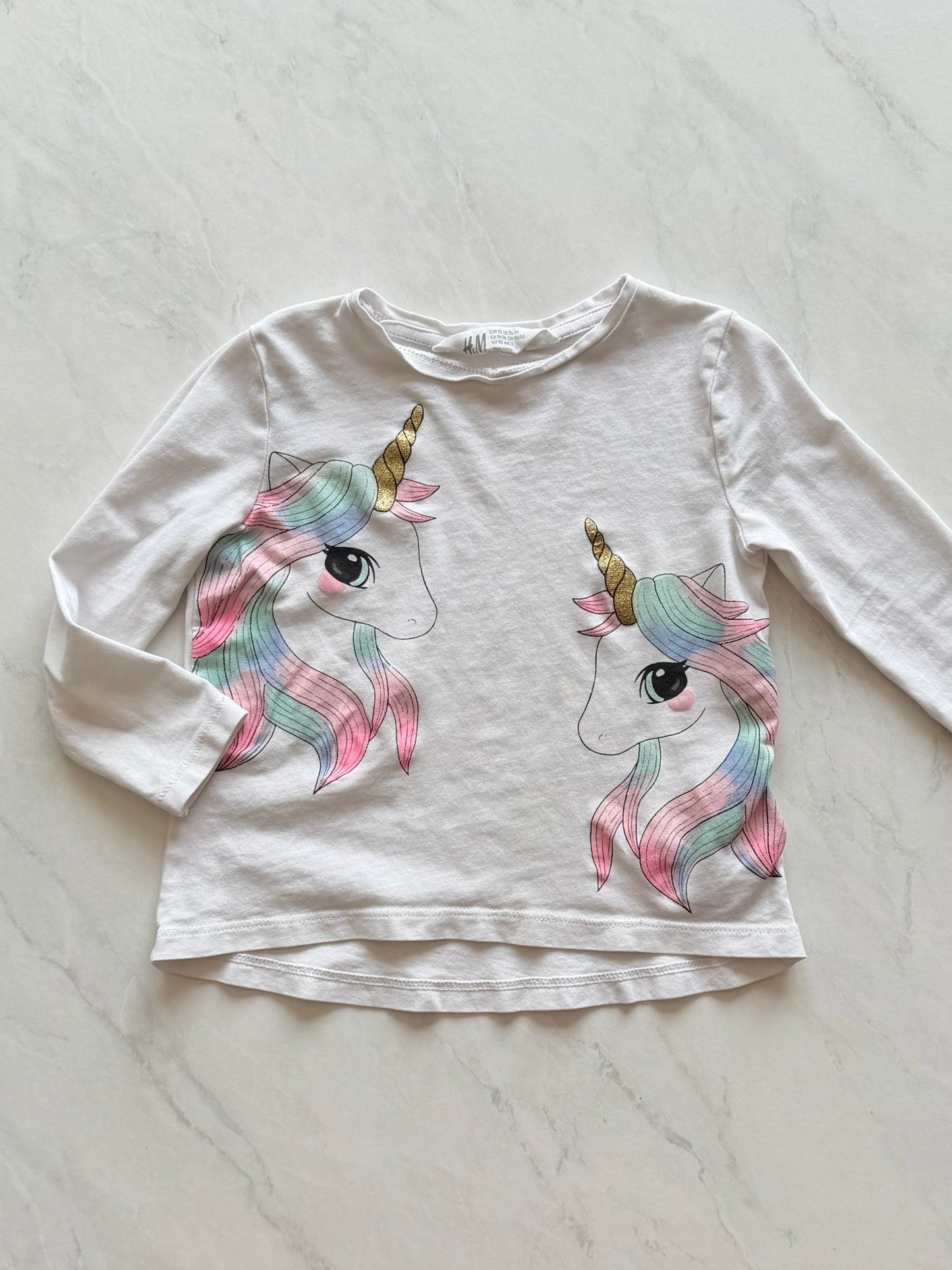 *Imparfait* Chandail manches longues - H&M - 18-24 mois