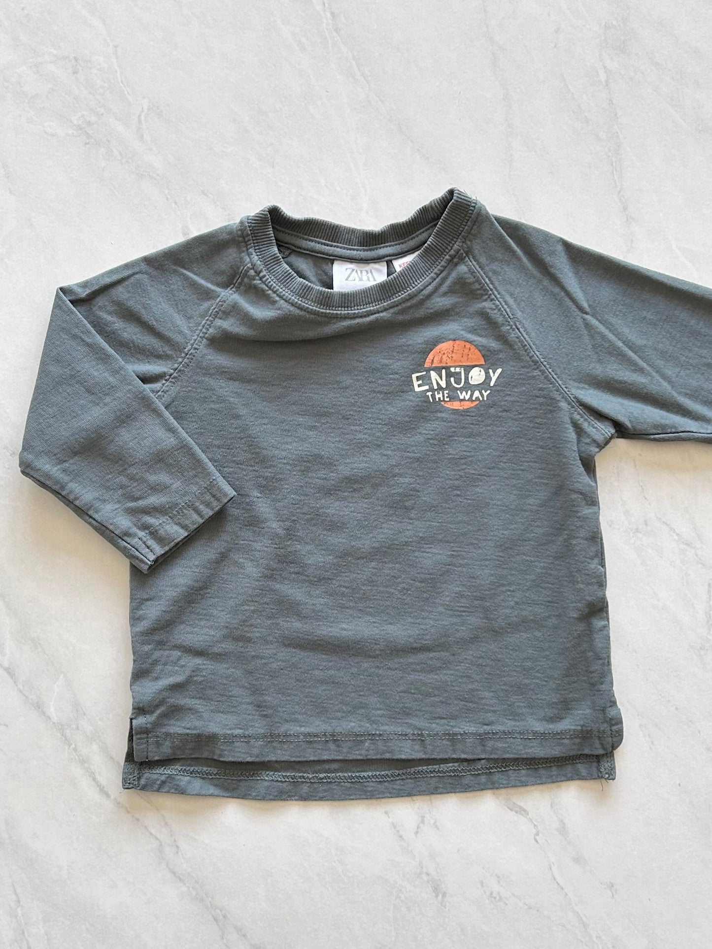 *Imparfait* Chandail manches longues - Zara - 9-12 mois