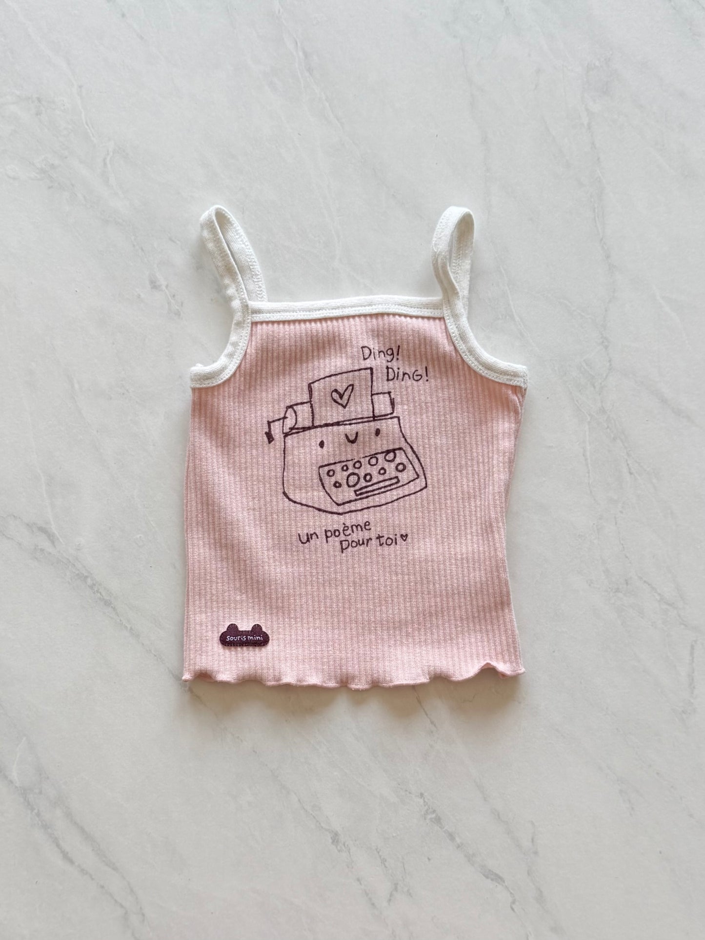 Camisole côtelé - Souris Mini - 3-6 mois