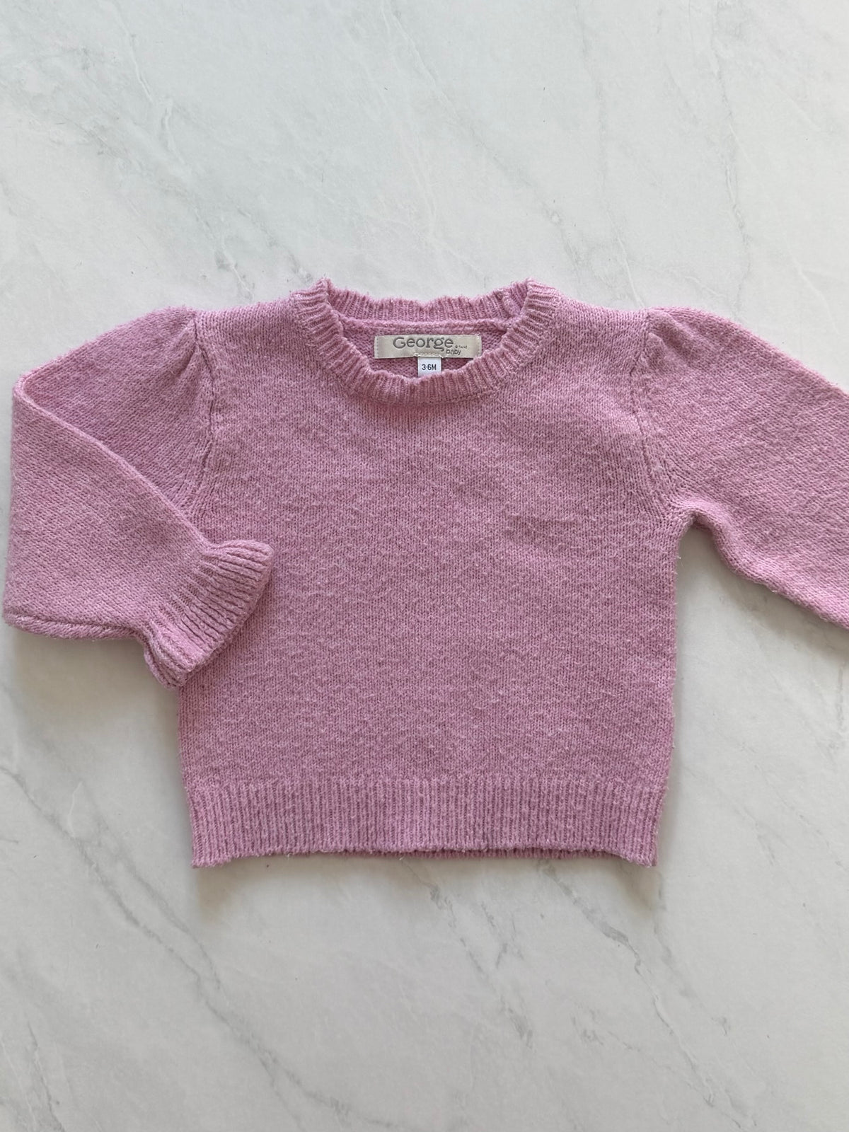 Pull en mailles - George - 3-6 mois (mousseux)