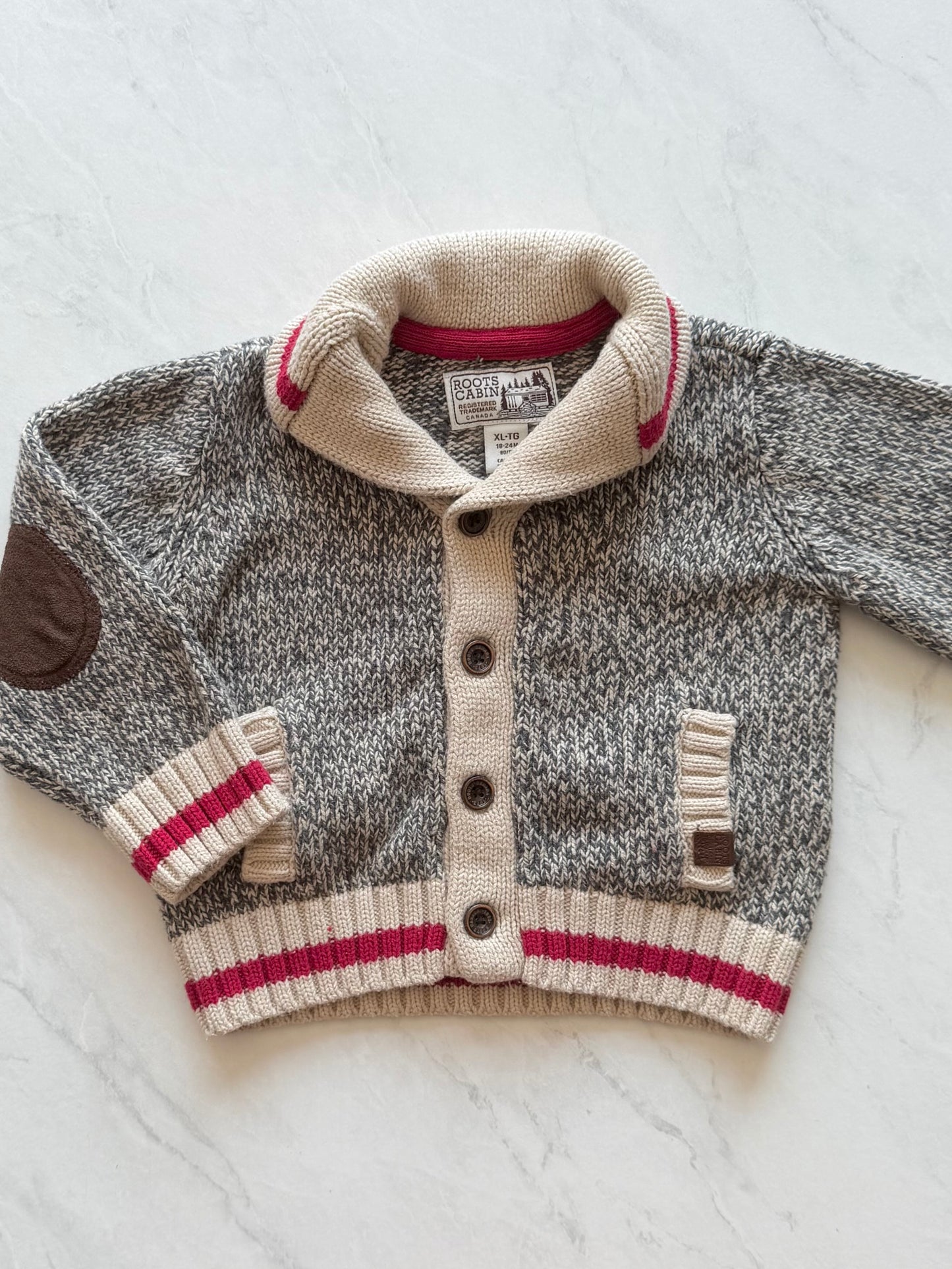 Veste en mailles - Roots - 18-24 mois