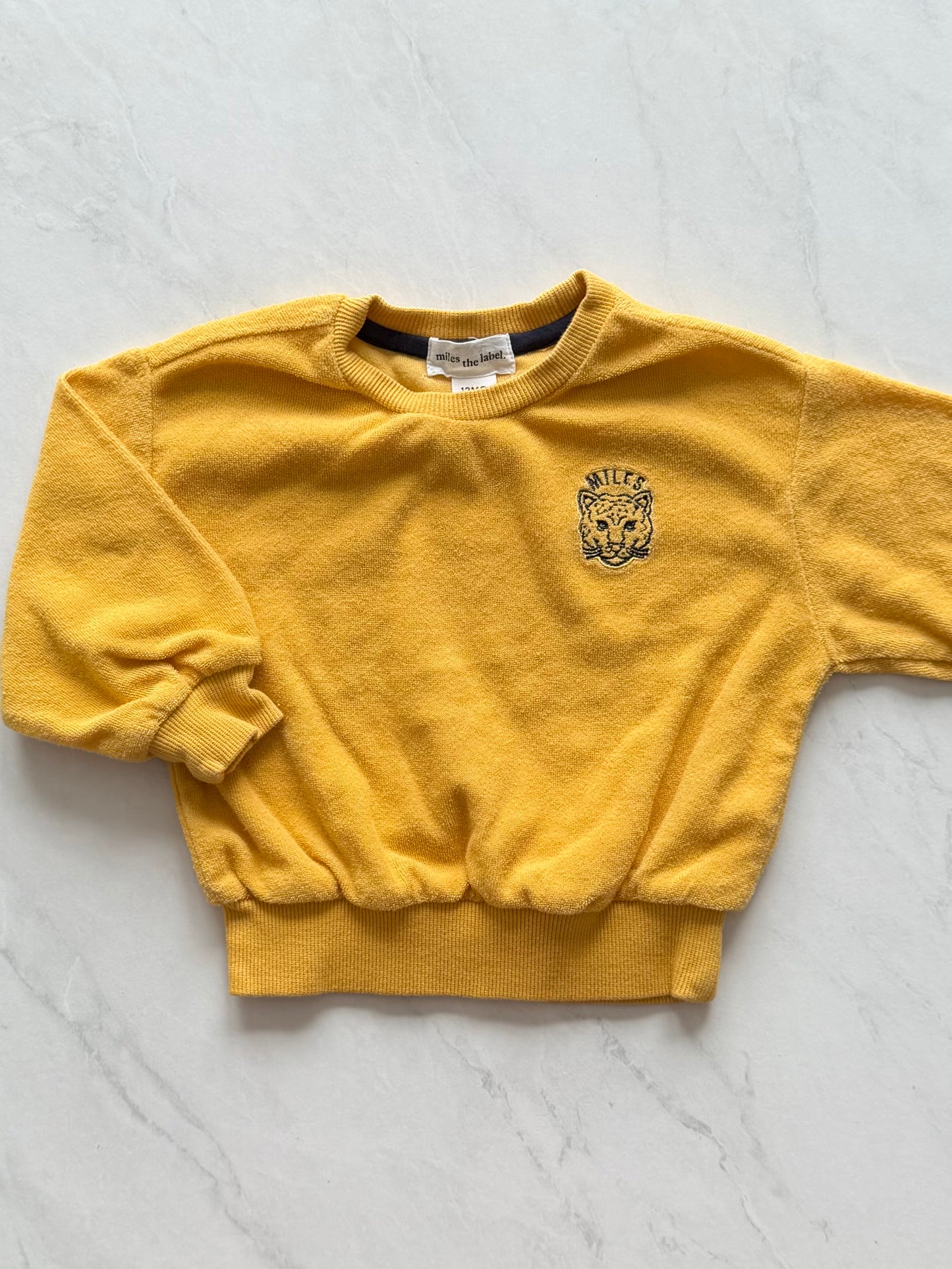 Crewneck en ratine - Miles the label - 12 mois