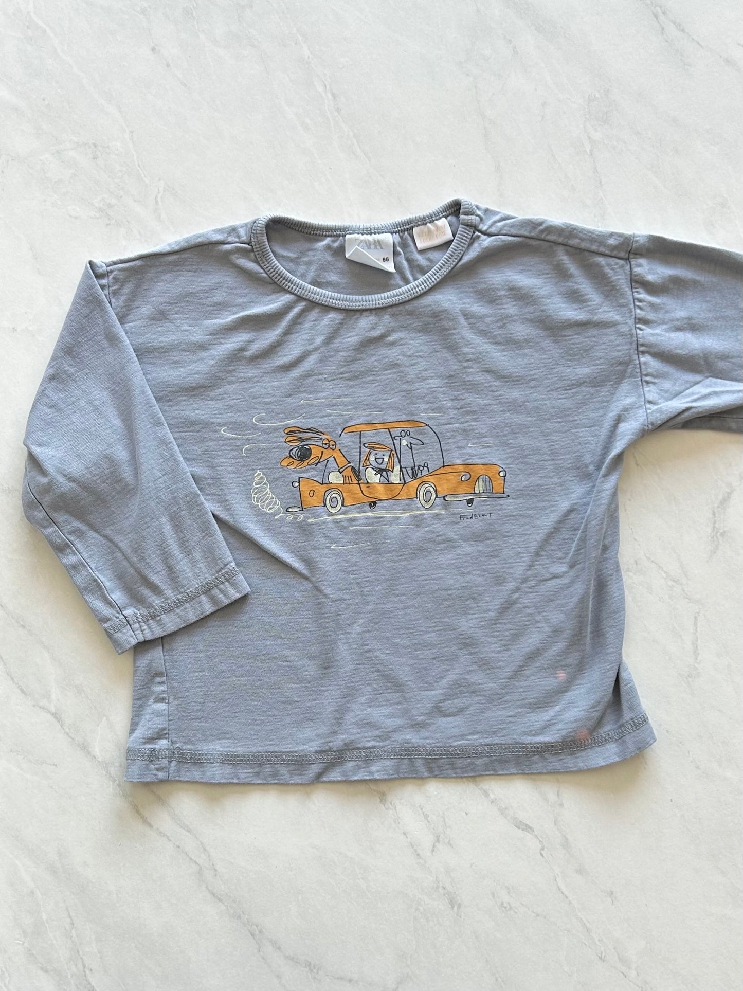 *Imparfait* Chandail manches longues - Zara - 12-18 mois