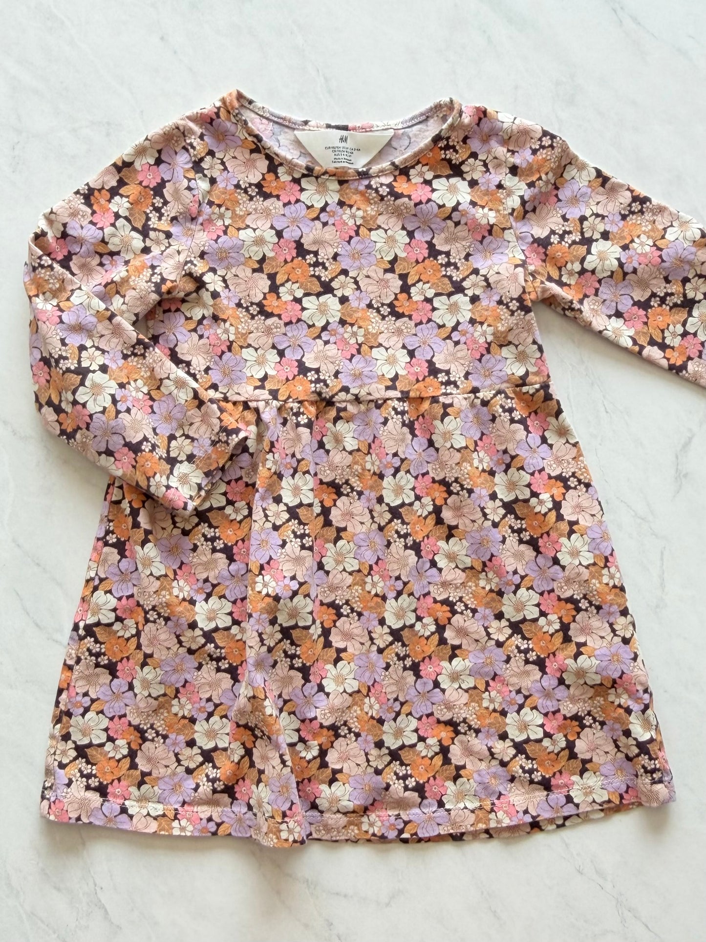 Robe manches longues - H&M - 2-4 ans