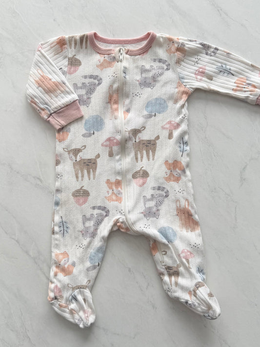 *Imparfait* Pyjama à pattes - George - 3-6 mois