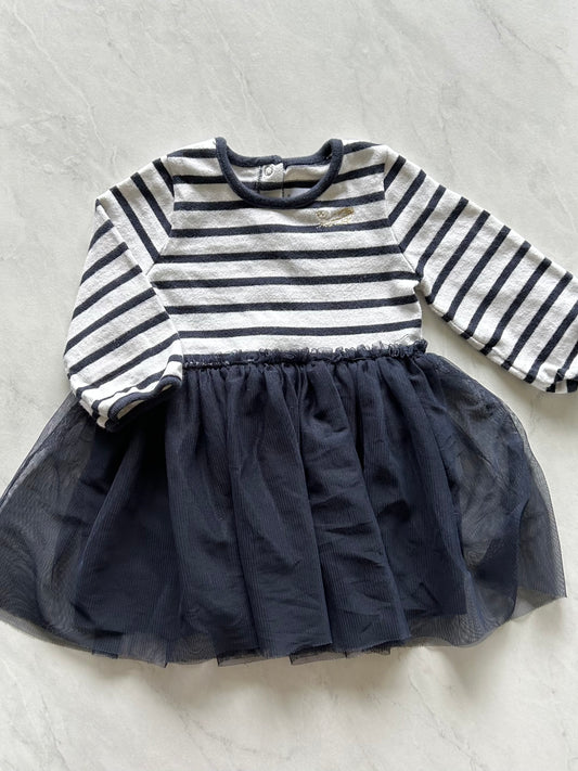 Robe manches longues - Petit Bateau - 12 mois