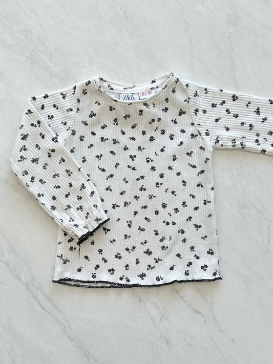 *Imparfait* Chandail manches longues - Zara - 9-12 mois