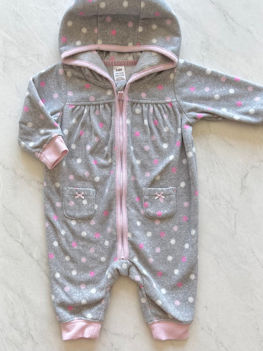 Combinaison une pièce en polar - George - 3-6 mois