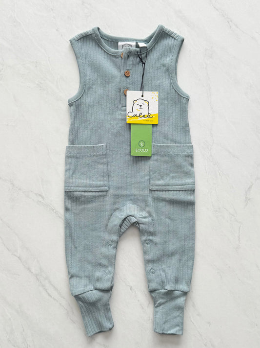 NEUF Combinaison en coton bio - Caleb - 1 mois