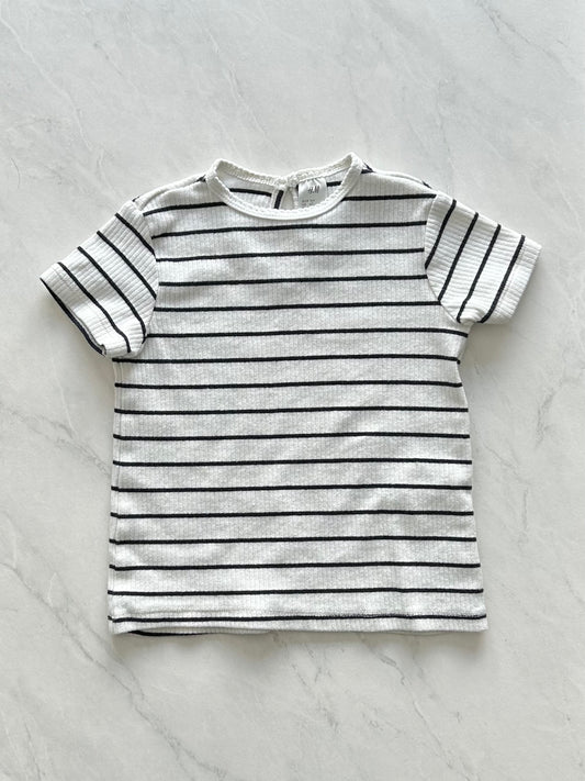 T-shirt côtelé - H&M - 3-4 ans