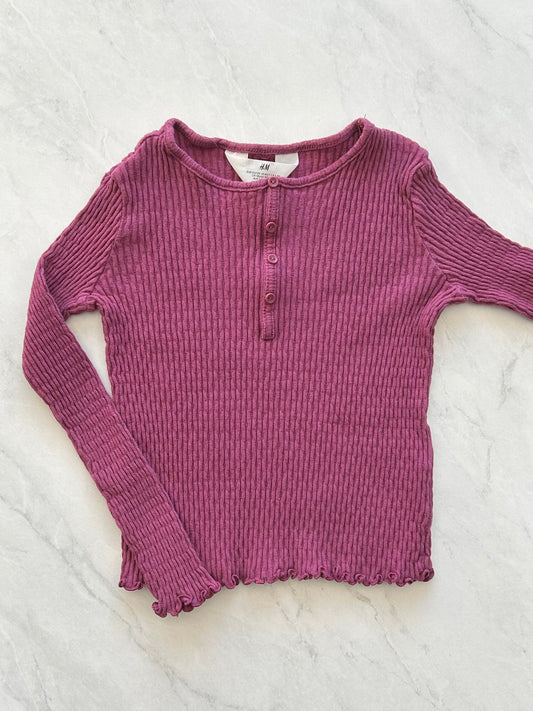 Chandail manches longues - H&M - 6-8 ans