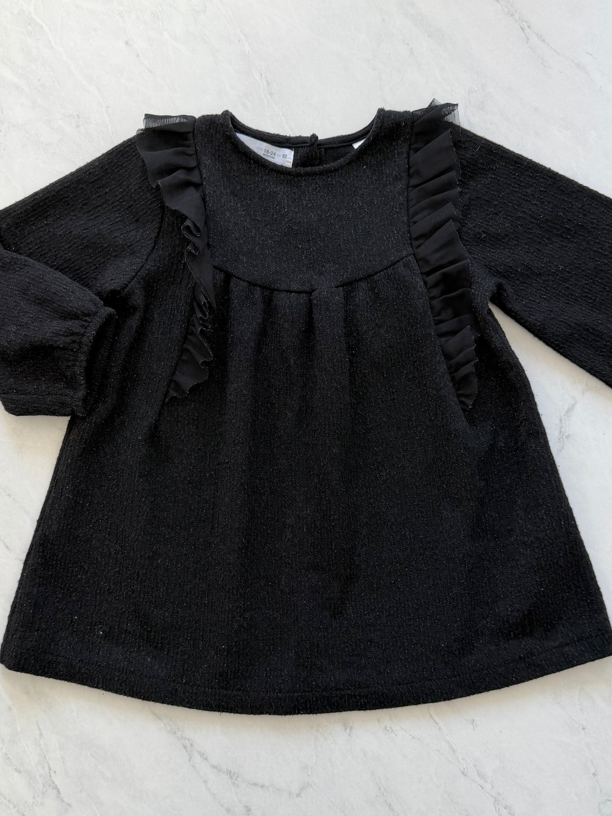 Robe manches longues - Zara - 18-24 mois