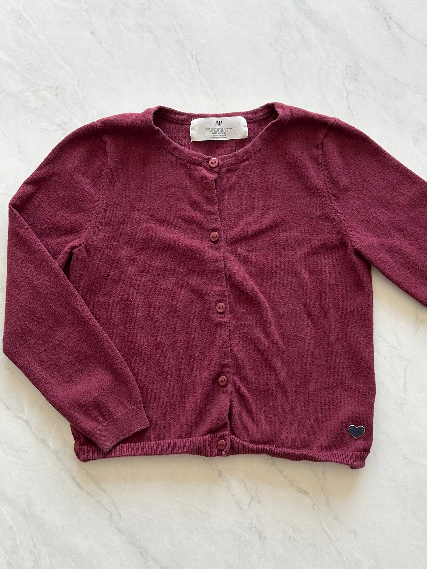 Cardigan - H&M - 4-6 ans (légèrement mousseux)