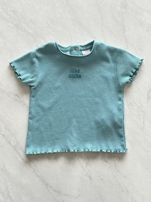 Ribbed t-shirt - Zara - 9-12 months