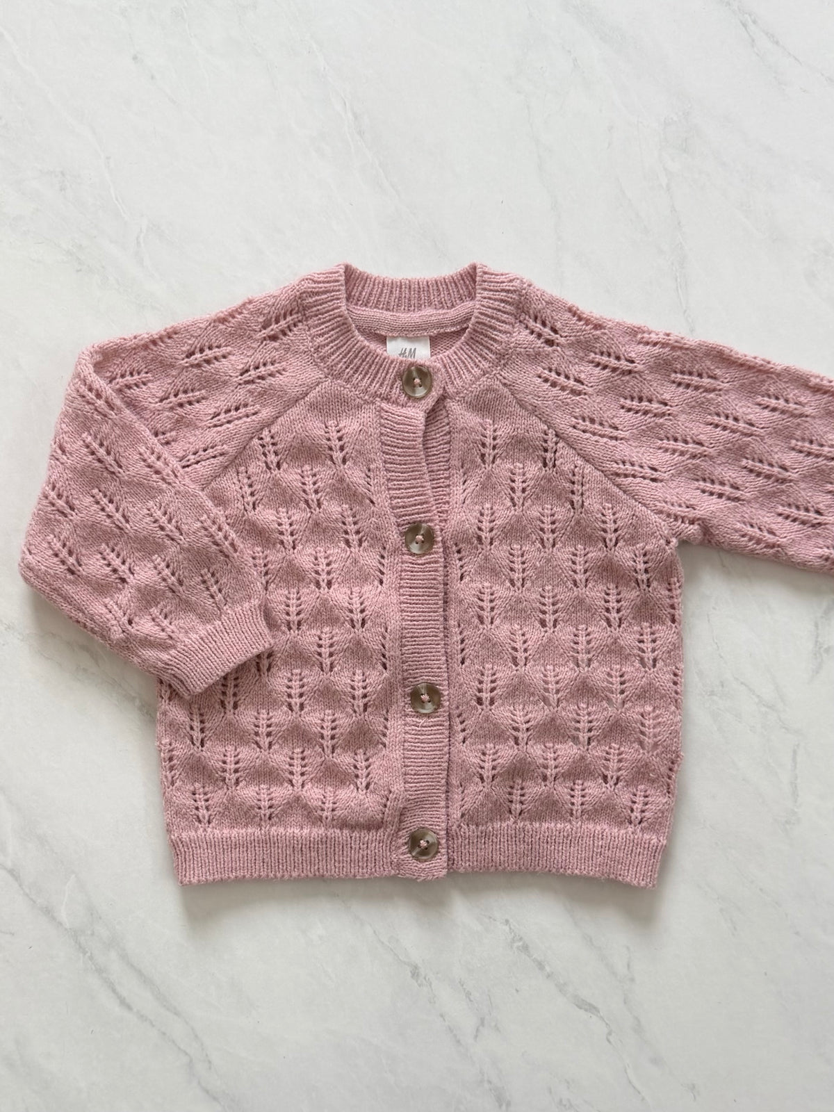 Cardigan en mailles - H&M - 4-6 mois