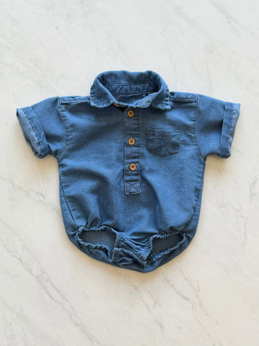 Chemise cache couche - 6-9 mois