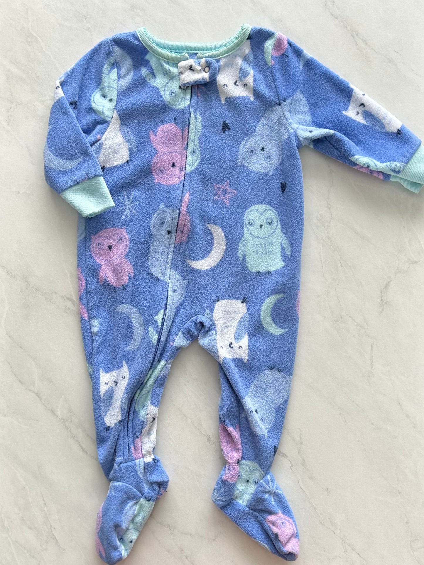 Fleece footed pajamas - Carters - 6 months