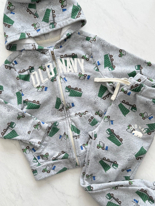 Ensemble en coton ouaté - Old navy - 5T