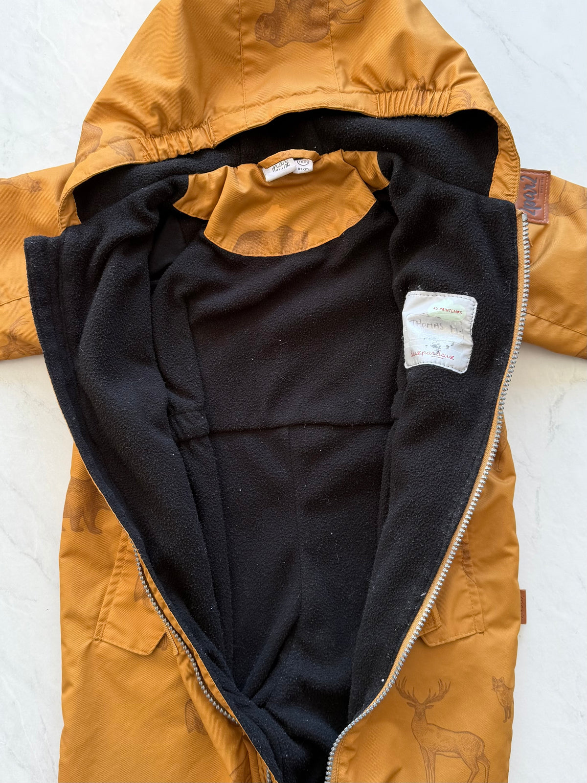 *Imparfait* Manteau mi saison une pièce - Deux par deux - 18 mois