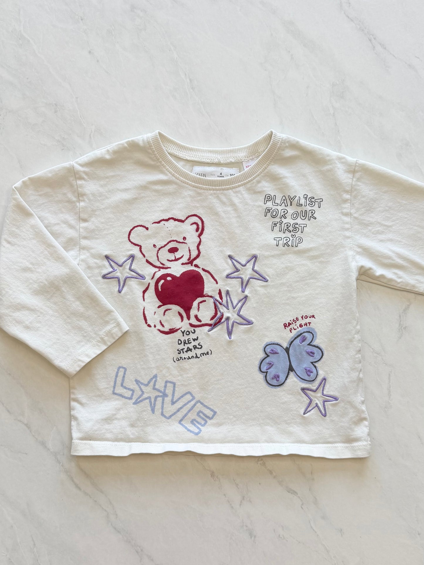 Chandail manches longues - Zara - 4 ans