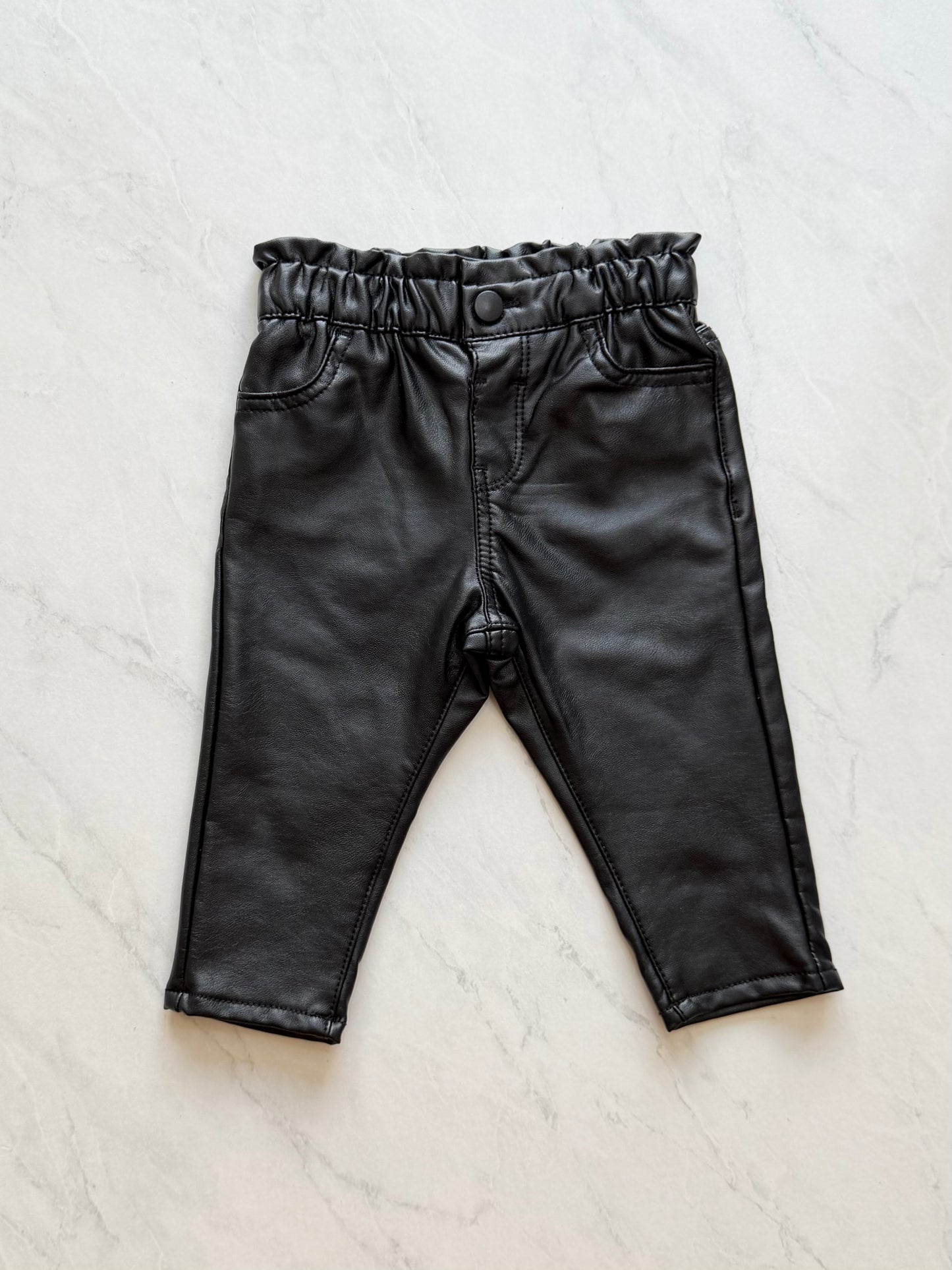 Pantalon style similicuir - George - 6-12 mois