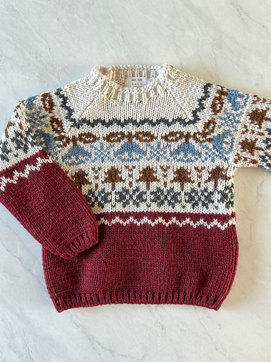 Pull en mailles - Zara - 3-4 ans