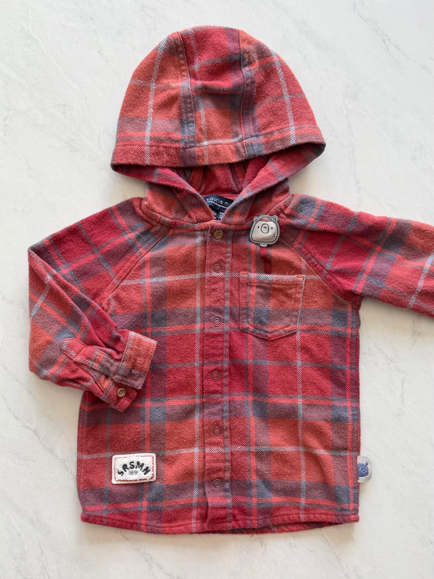 Chemise à capuchon - Souris Mini - 12-18 mois