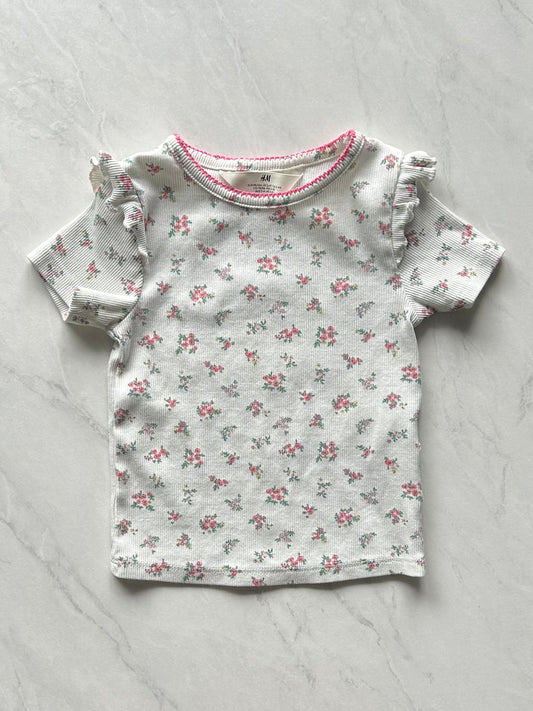 T-shirt côtelé - H&M - 2-4 ans