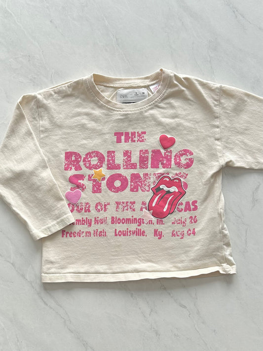 Chandail manches longues - Zara X The Rolling Stones - 3 ans