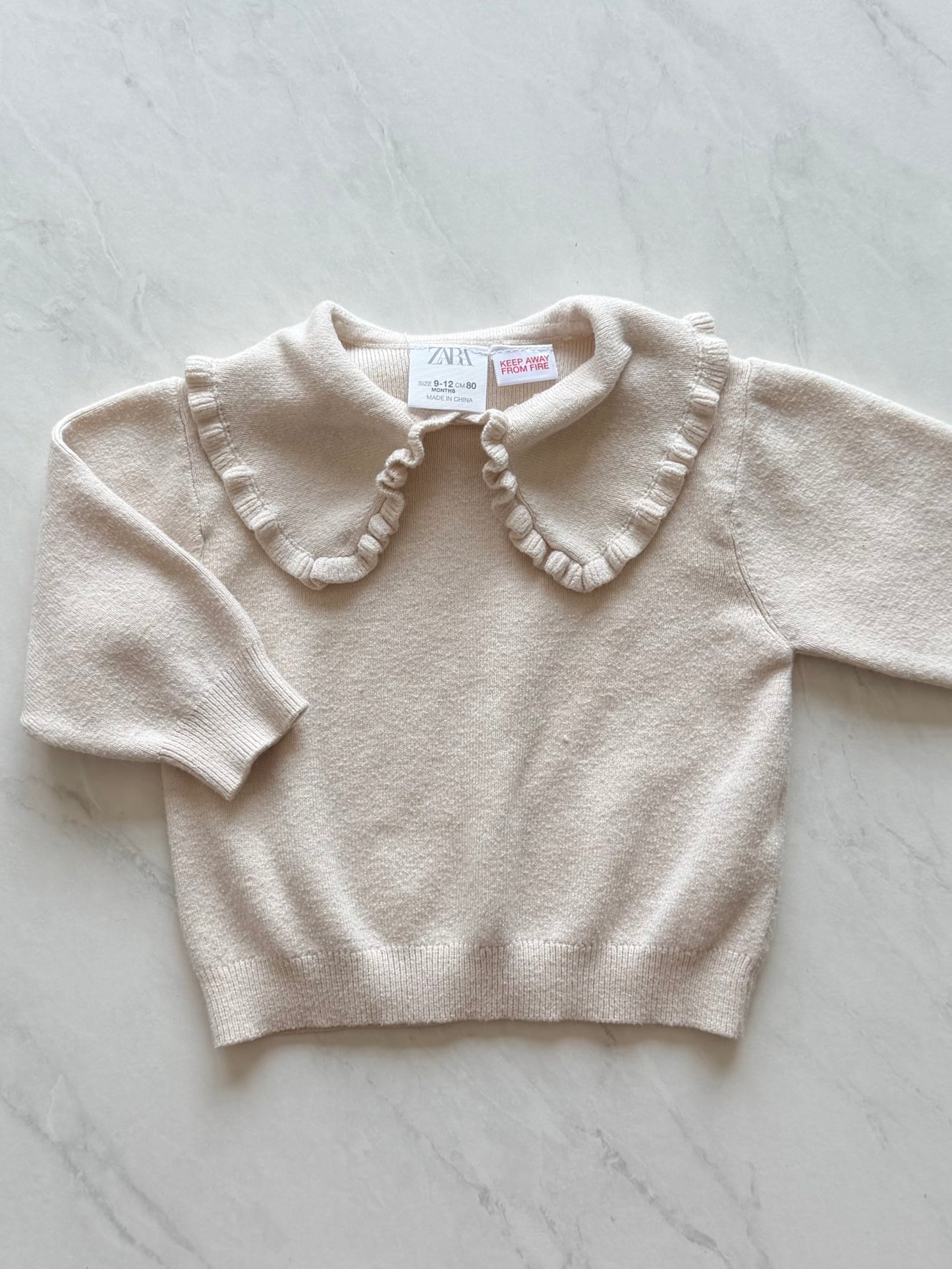 Pull en mailles - Zara - 9-12 mois