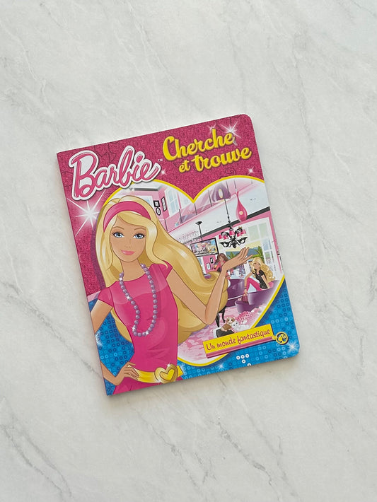 Livre en carton - Barbie, cherche et trouve