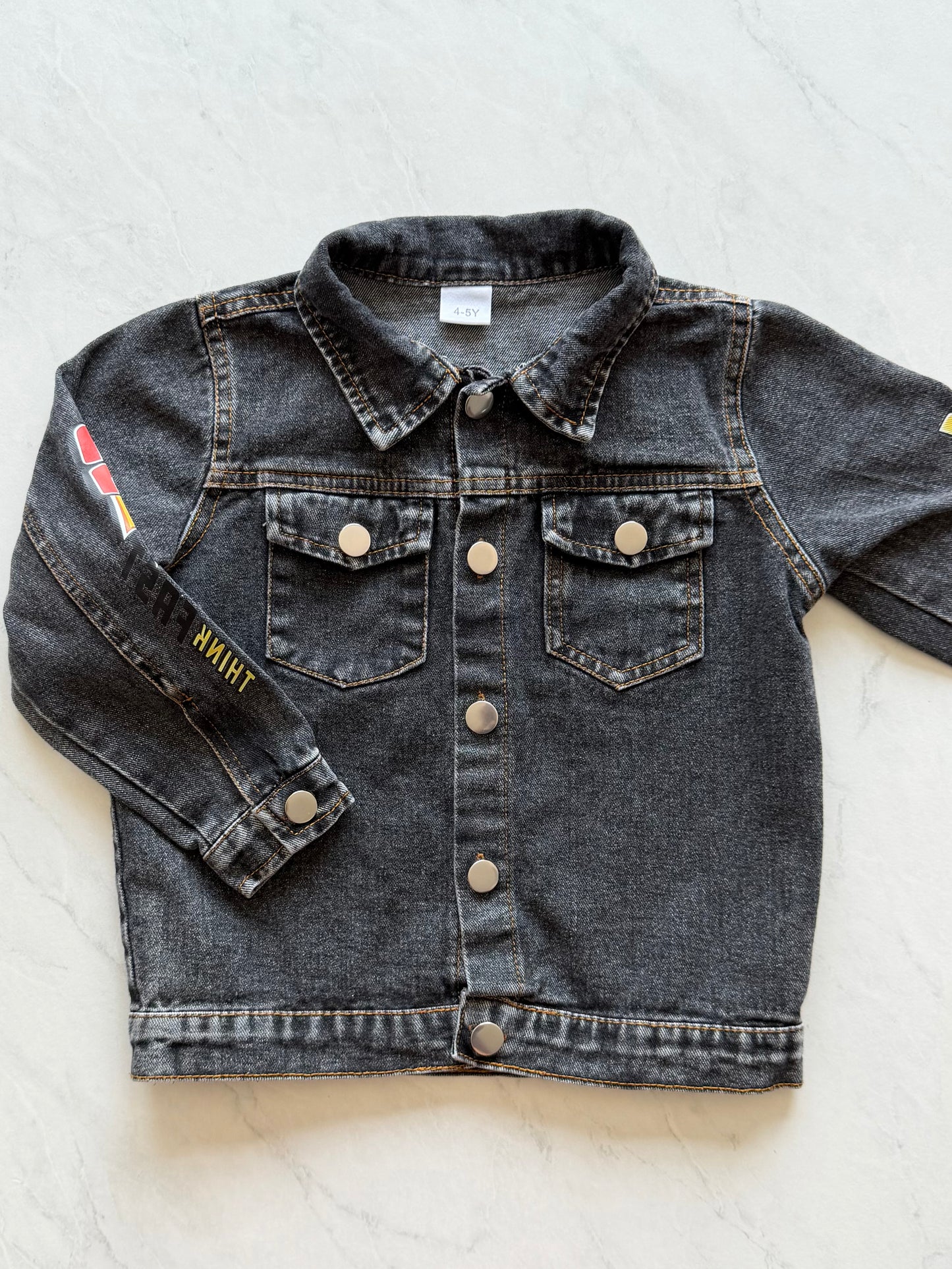 Veste en jeans - aucune marque - 4-5 ans