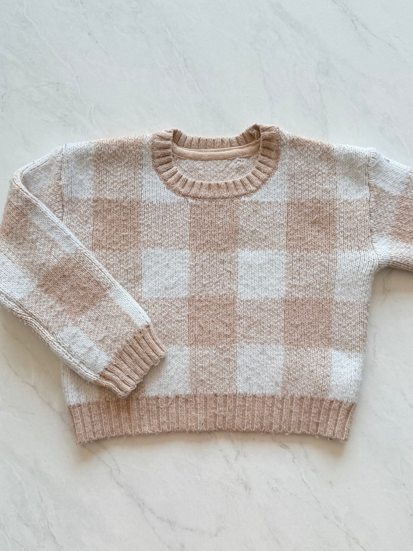 Pull en mailles - aucune étiquette - 3 ans (mousseux)