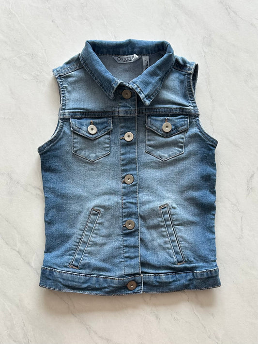 Veste en jeans - On s’en fout des garçons - 7 ans
