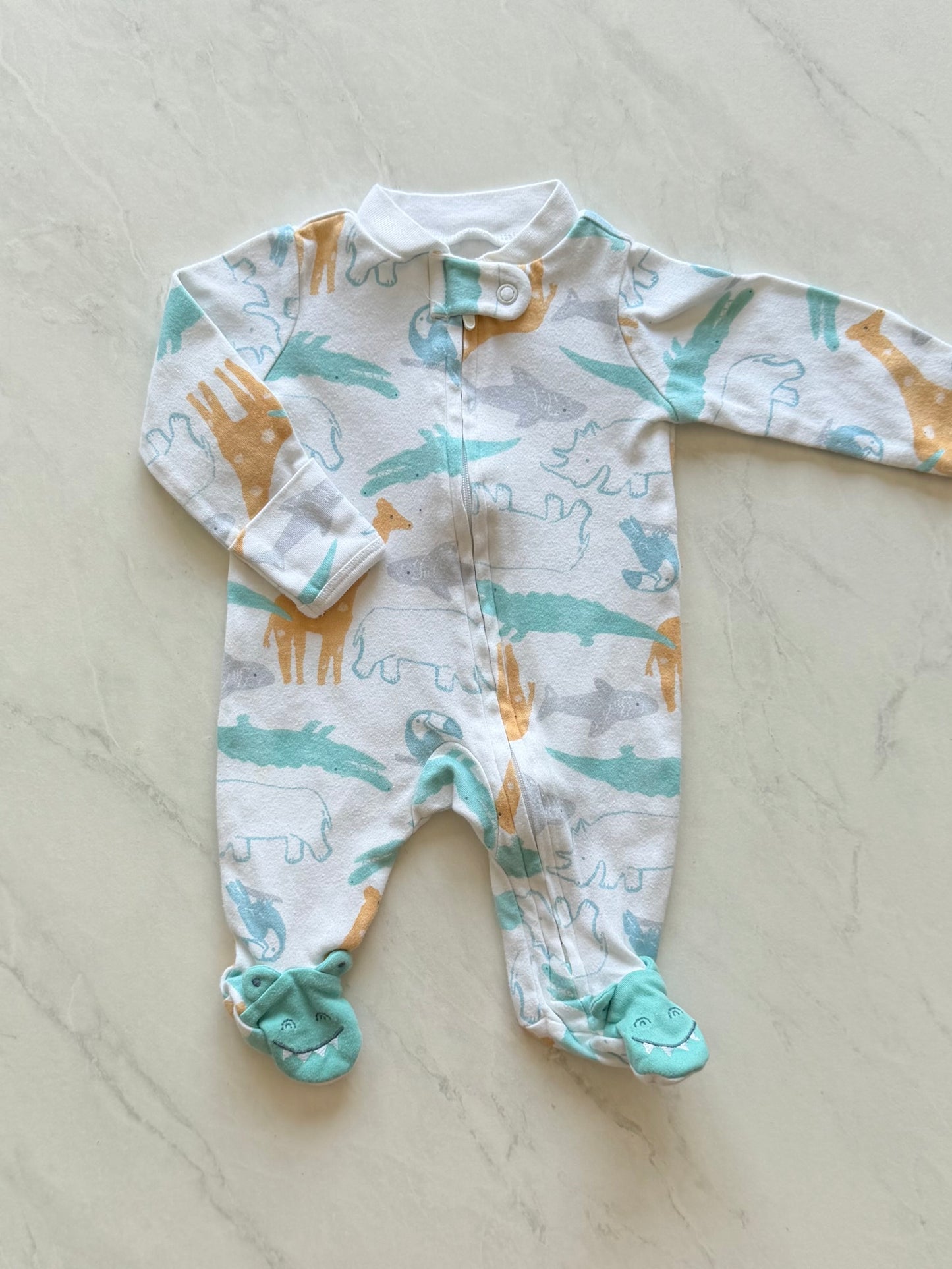 Pyjama à pattes - Carters - NB