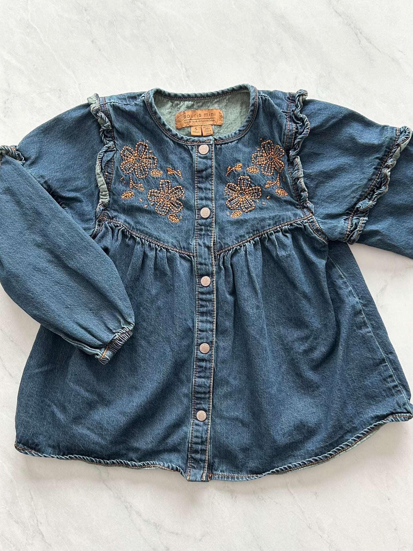 Blouse en jeans - Souris Mini - 5 ans
