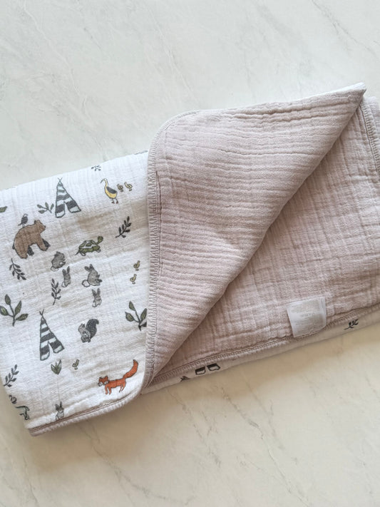 Grande doudou mousseline 47x47 - Little Unicorn