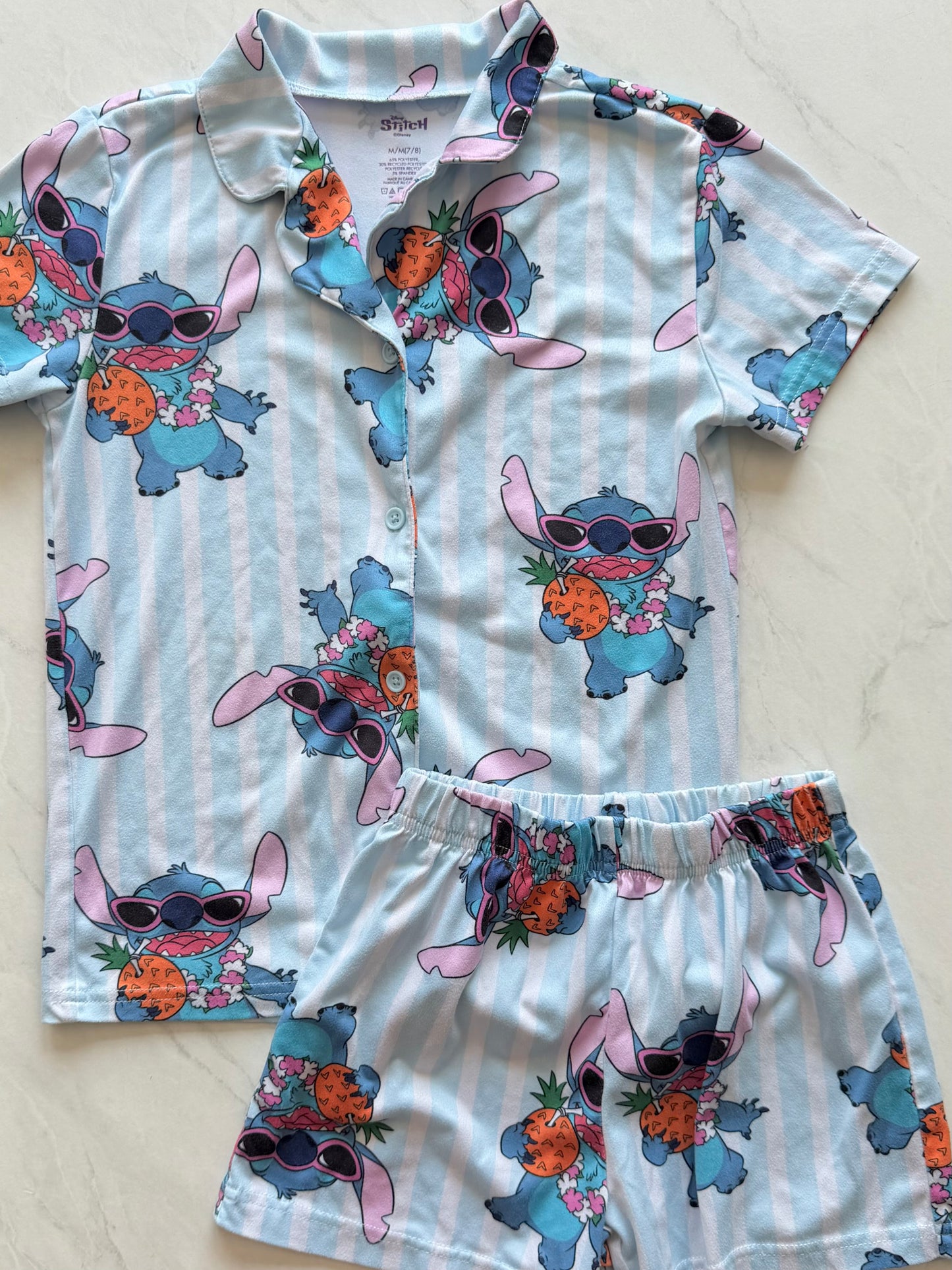 Pyjama 2 pièces - Stitch - 7-8 ans