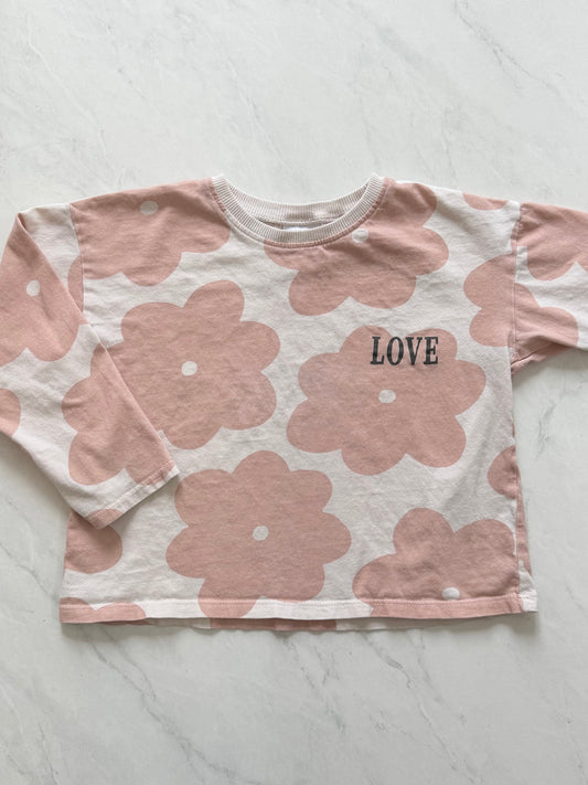 *Imparfait* Chandail manches longues - Zara - 4-5 ans
