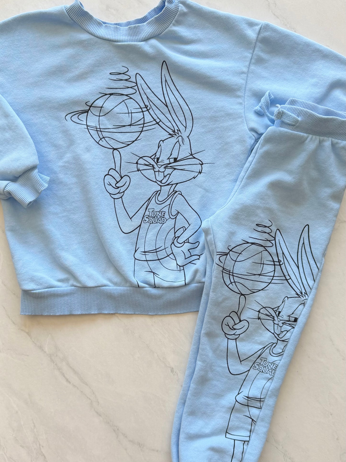 *Imparfait* Ensemble en coton ouaté - H&M X WB - 5-6 ans