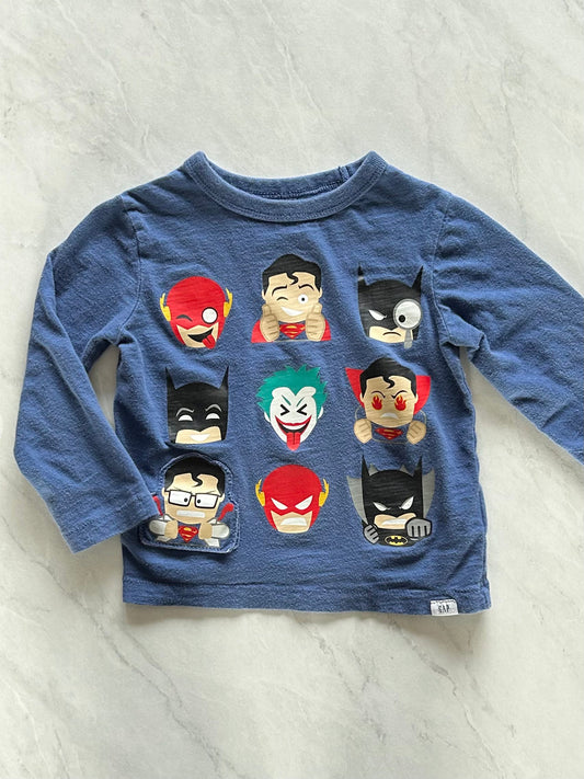 Chandail manches longues - Baby Gap X Marvel - 18-24 mois