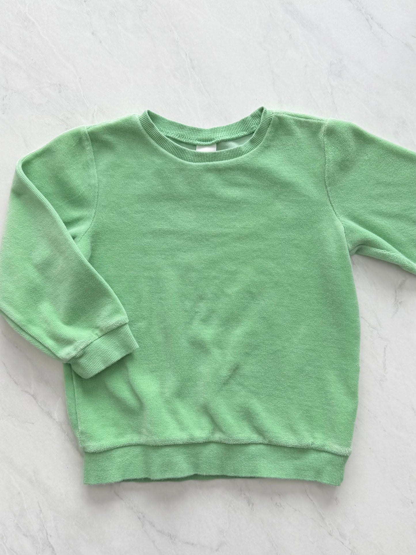 *Imparfait* Crewneck en velours - H&M - 3-4 ans