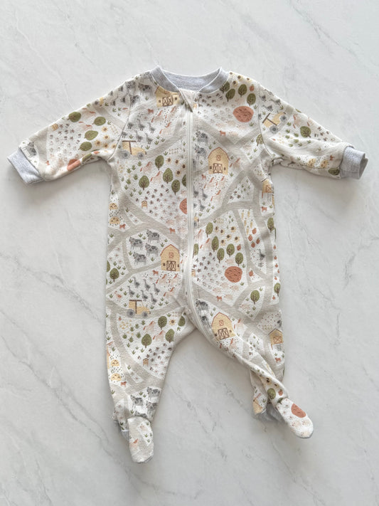 Pyjama à pattes - Bébé confort - 0 mois (légèrement mousseux)