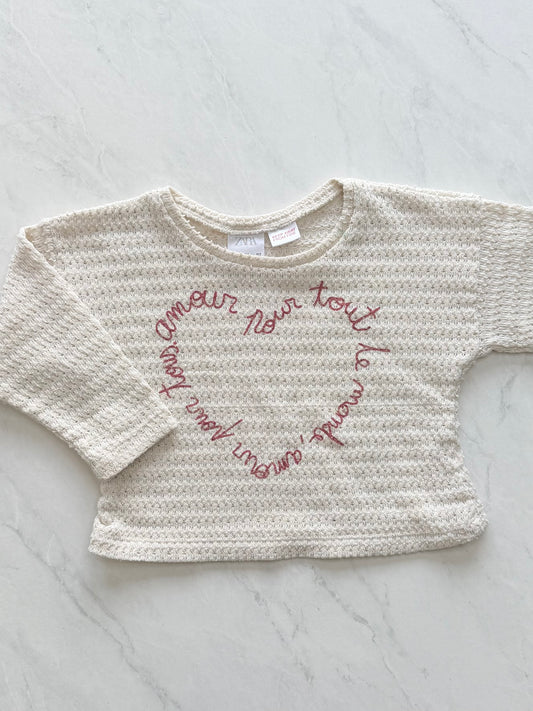 Chandail en mailles - Zara - 18-24 mois
