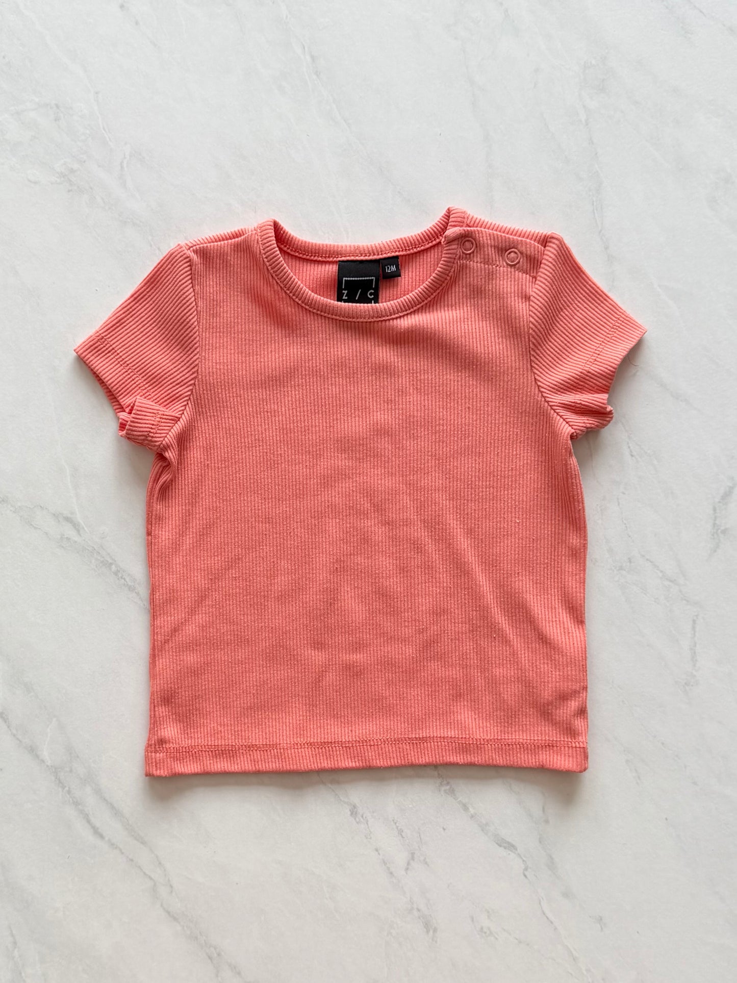 T-shirt côtelé - Z/C - 12 mois
