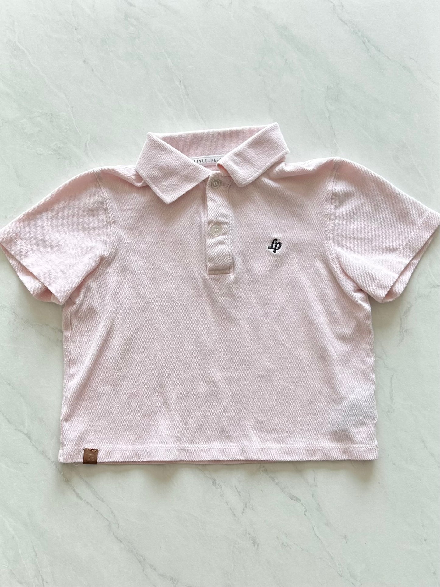 T-shirt polo - L&P - 5-6 ans (fait petit)
