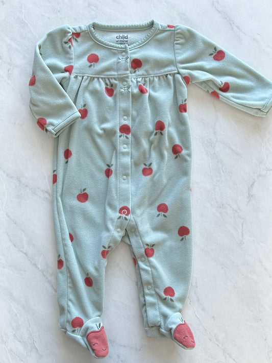 Fleece footed pajamas - Child of mine - 3-6 months