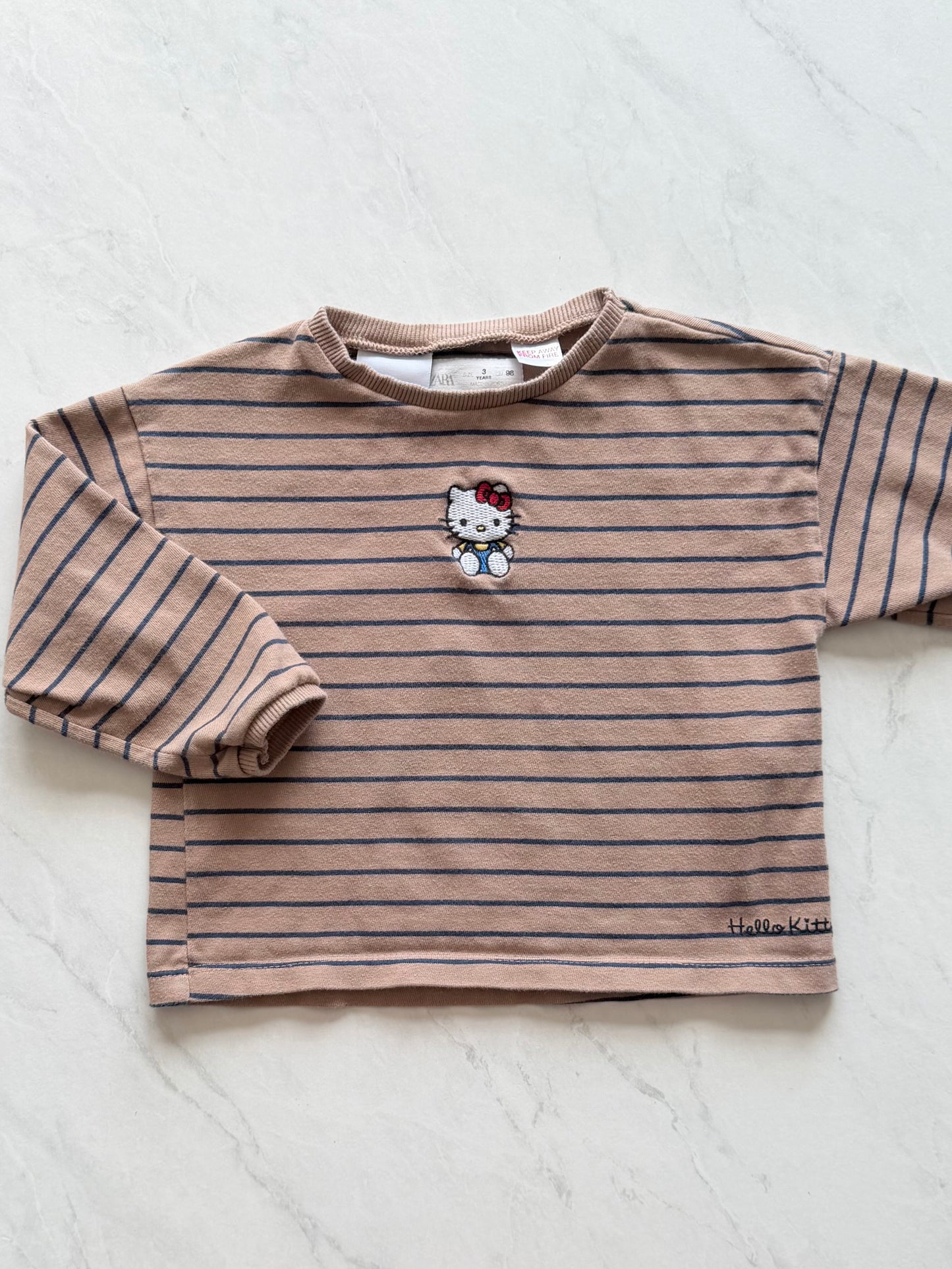 Chandail manches longues - Zara X Hello Kitty - 3 ans