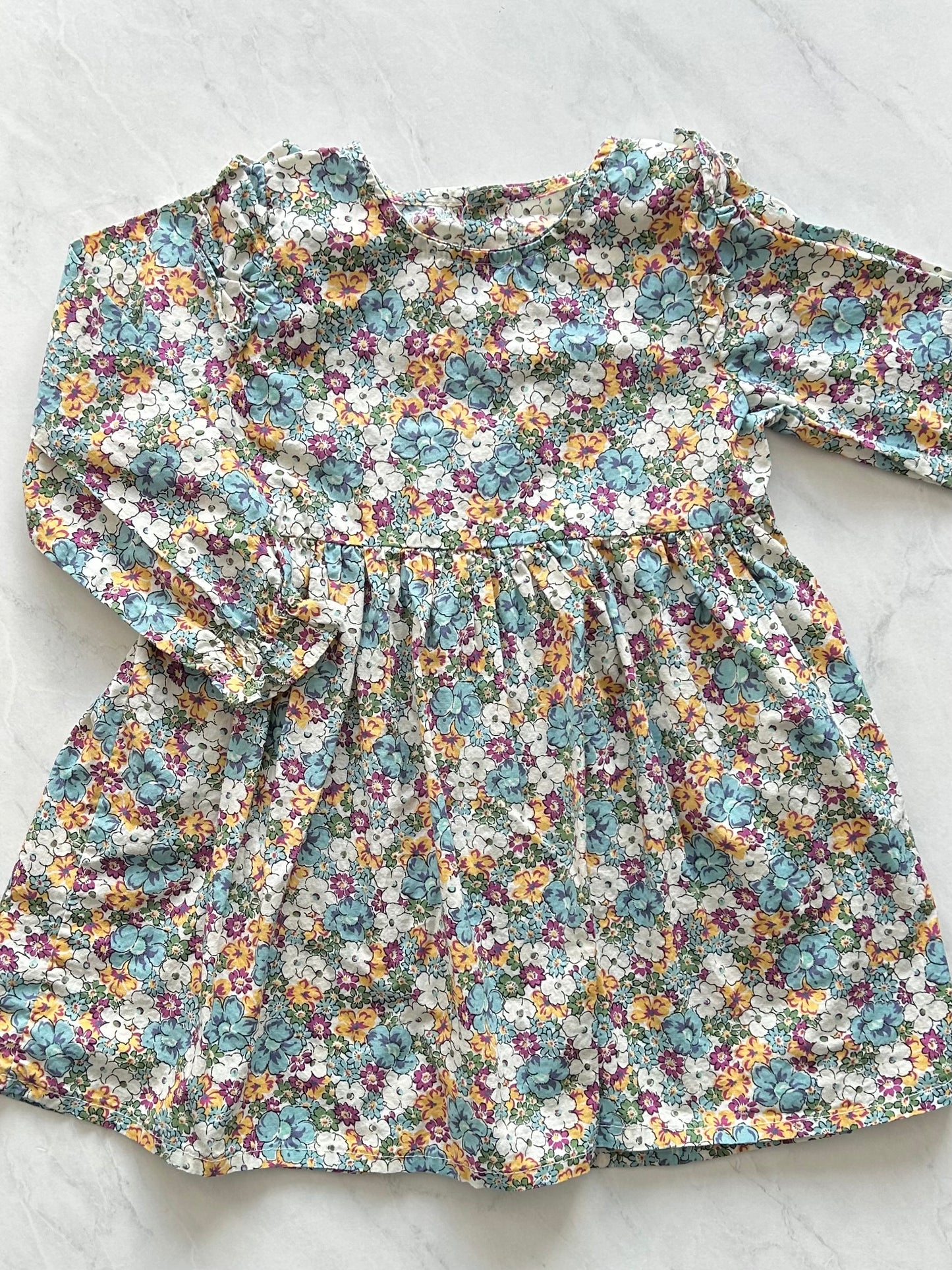 Robe manches longues en coton - Shein - 2-3 ans